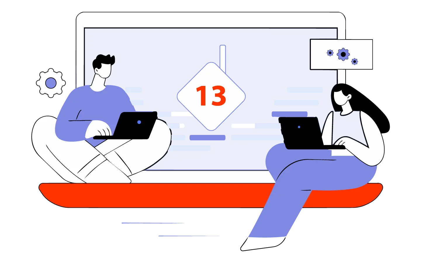 13 showing where gate sits