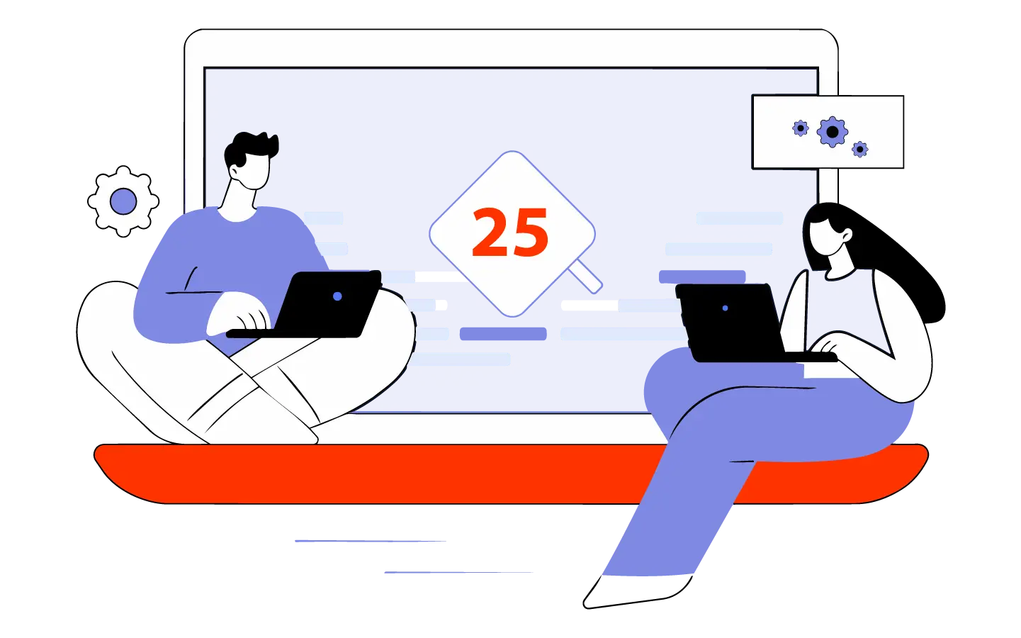 25 showing where gate sits