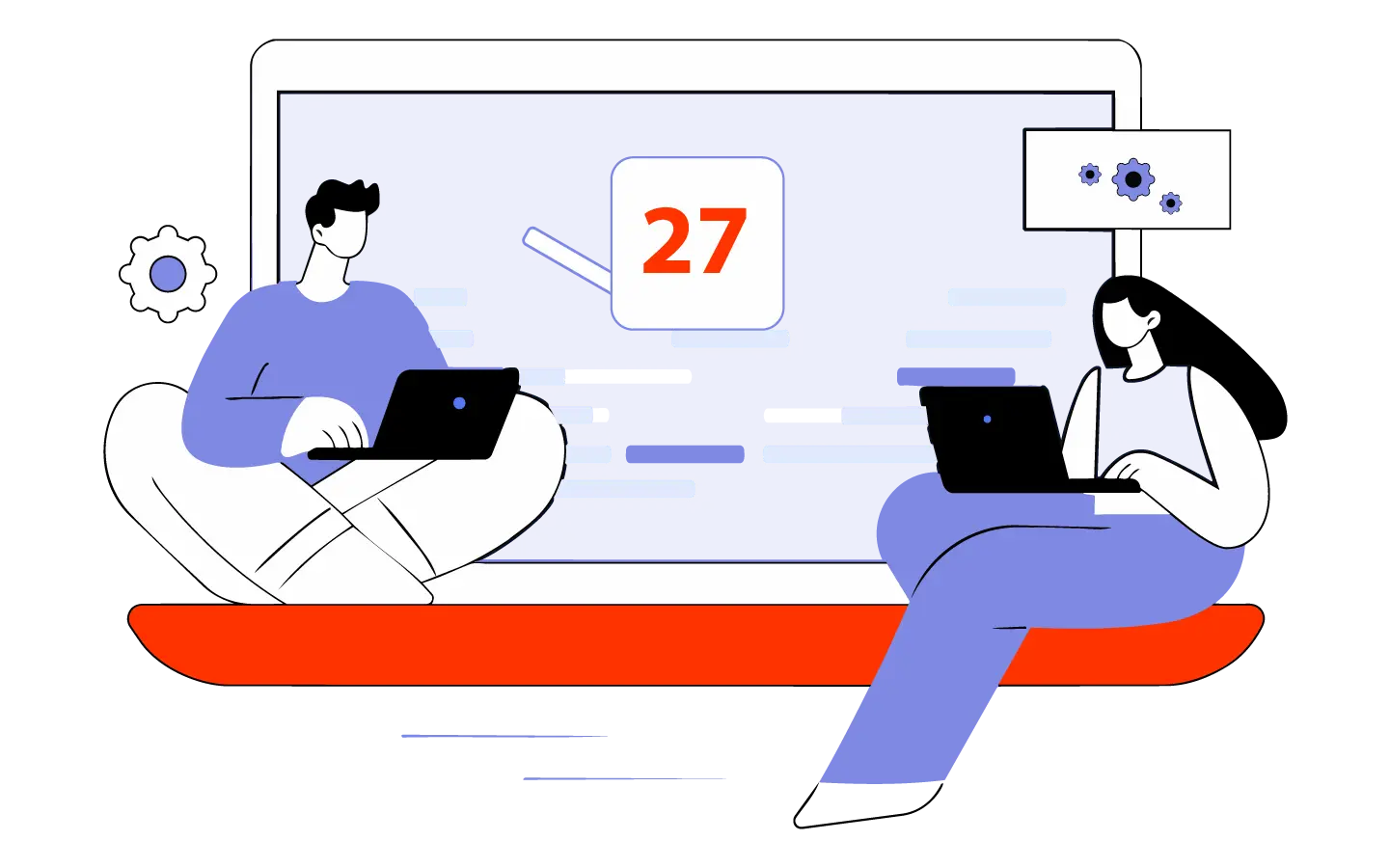 27 showing where gate sits