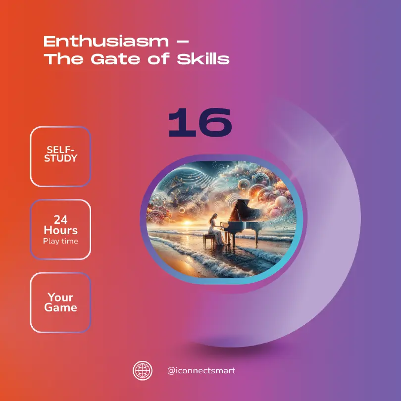 16. Enthusiasm - The Gate of Skills
